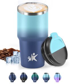 HoneyHolly Thermobecher 600 ml Auslaufsicher Doppelwandig Edelstahl