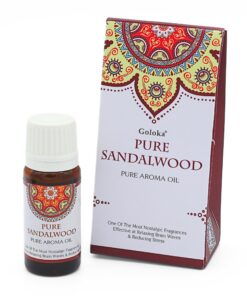 Goloka Naturdüfte für Aromatherapie - Pures Sandelholz Duftöl zur Raumduftiani Trustees of Goloka Pure Sandalwood Scent