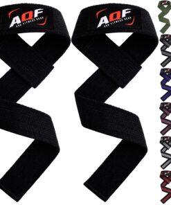 AQF Nicht Gepolsterte Lifting StrapsFür Powerlifting & Kreuzheben - Handgelenkstütze für Fitness Training in Krafttraini