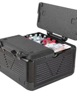 Faltbar Thermobox 26L 43x43x25cm Warmhaltebox für Lebeweihspezialisten mit Integrierter Deckel Multifunktional Kühl- und