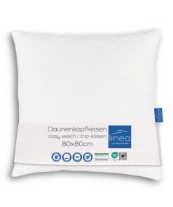 LINEA by böhmerwald - weich - 3 Kammer-Kopfkissen für Allergiker, 80x80 cm, OEKO-TEX Std 100