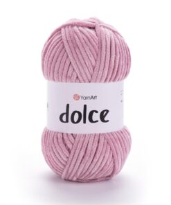 Yarnart Dolce weiches Chenille-Samt-Garn für Amigurumi-Häkeldecken - superweich & flauschig, perfekt für Baby-Objekte, 1