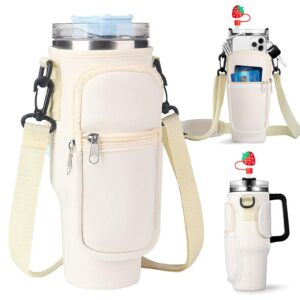 Stanley Cup Tasche Wasserflaschenhalter Tragetasche für Reisen Wandern Laufen Radfahren