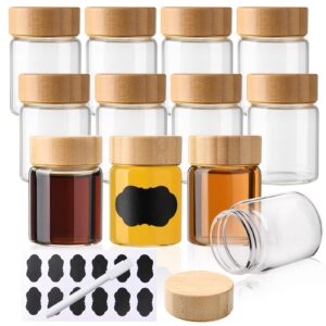 YBCPACK 12 Stück Kleine Borosilikatglashöfchen 60ml - Spülmaschinenfest, Wiederverwendbar für Shots und Drinks -Includes
