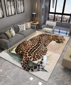 Xisnuient 3D-Tier Teppich Junge Mädchen Schlafzimmer Flanell Rug Wohnzimmer rutschfeste Bodenmatte Kinder Spielunterlage