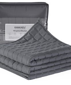 KANKAEU Gewichtsdecke 150x200cm 9kg - Für starke Drucktherapie & maximale Entspannung - Robuste und waschbare Schwere De