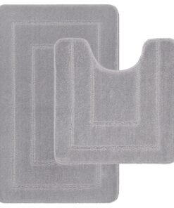 Lifestyle Comfort Ltd. rutschfeste Badematte, extra weich, wasserabsorbierend, 100% Polypropylen, waschbar, für WC und D