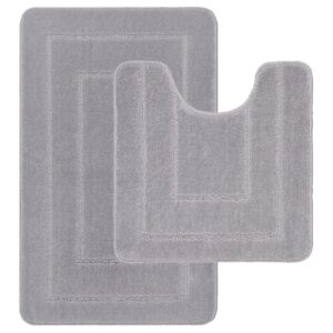 Lifestyle Comfort Ltd. rutschfeste Badematte, extra weich, wasserabsorbierend, 100% Polypropylen, waschbar, für WC und D