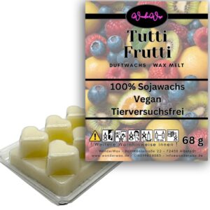 WonderWax Tutti Frutti Duftwachs Wax Melts für Duftlampe und Indoor-Déko