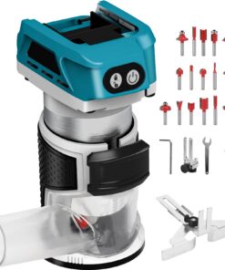 WingFly Akku Kantenfräser für Makita 18V Batterien - perfekt für Holzwerkstatt und Handwerk | WingFly Bürstenloser Trag