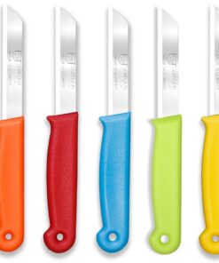 Gemüsemesser Obstmesser Set aus Solingen -made in Germany- 7 Stück Küchenmesser 6 cm Scharfe Rostfreie Edelstahl Klinge