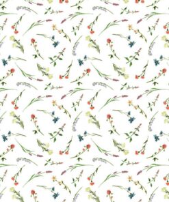 Kalina Mank Tischdecken Airlaid 80x80 cm für Gastronomie und Feiern mit Blumen Florale Deko - 20 Stück