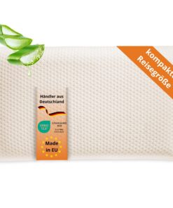 sleepling Reisekissen Memory Foam 25x42cm Komprimierbar Orthopädisch