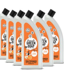 Marcel's Green Soap WC Reiniger Orange & Jasmin - WC Frisch 100% Umweltfreundlich 97% Biologisch abbaubar - 6er-Pack 750