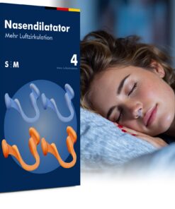 Blauer Nasenspreizer Besser Atmen Anti Schnarch Wiederverwendbares Schnarchstopper, Nasendilatator für Gute Nacht-Schlaf