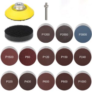 133 Stück Schleifscheiben Pad Kit für Akkuschrauber und Bohrmaschine - Nasse/Trocken, Polieren von Auto, Metall, Holz (