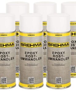 6X Epoxy Rostumwandler Rostentferner für Autos und Lastwagen Outdoor Use Effektives Rostschutz 400ml Spraydose