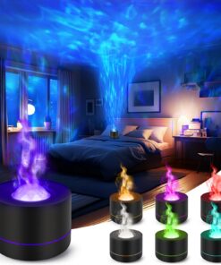 Aroma Diffuser Projektor für Schlafzimmer und Büro mit LED Licht und Raumduft Funktion | Elektrischer Aroma Diffuser mi