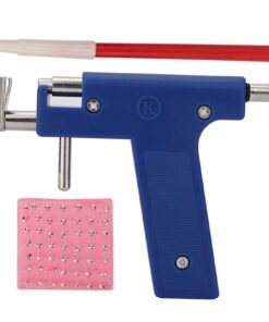 Bhgytec Professionelles Ohr Piercing Kit - Edelstahl - Unisex - 98-teilig - Sanftes Ohr Piercing - Für Jeder Geschlechts