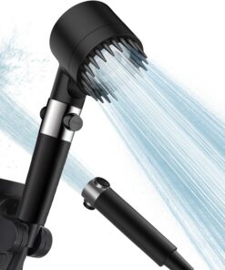 ButterFox Duschkopf Hochdruck Wassersparend mit Filtration für Hartes Wasser, Rest-Chlor, Bakterien, Schwermetalle, Schw