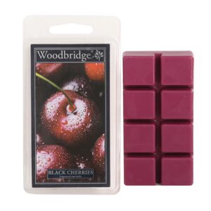Woodbridge Duftwachs-Melts Black Cherries für Dein Wohnzimmer mit 68g Duftwachswürfeln und 10h Duftdauer