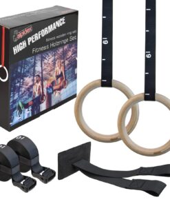 ALPIDEX Turnringe Wettkampf Norm 7 Jahre Garantie inklusive Türanker und Längenmarkierung ALPIDEX Turnringe Gymnastikr