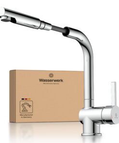 Küchenarmatur Wasserwerk WK4 - Energiesparfunktion & Verbrühschutz - Premiumqualität Made in Germany - Design-Wasserhahn