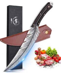 Profi Küchenmesser DRAGON RIOT für Outdoor-Verwendungen | Scharfe Grillmessern DRAGON RIOT für Küche und Campsite | S