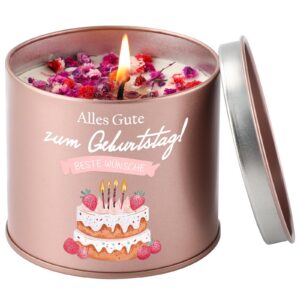 PRSTENLY Geburtstagsgeschenk für Frauen mit Duftkerzen, Beste Freundin Geburtstagsgeschenk, Mama Geburtstagsgeschenk