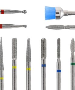 MelodySusie Professioneller Diamant Bits Set für Maniküre und Pediküre - Schleifkörper und -köpfe | MelodySusie 10pcs D