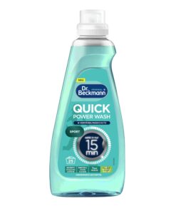 Dr. Beckmann Quick Power Wash Sport | Bekämpft schlechte Gerüche | 800ml Reinigungshose für Sportschuhe