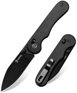 NedFoss BROMBEERE Zweihandmesser für den Alltag, Geschenkidee & Sammlungsaufino D2 Stahl mit G10 Griff & Glip