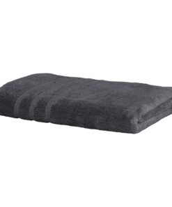 Mosobam Luxuriöse Badetücher, 700 g/m², Bambusviskose und.py indezent gekämmte Baumwolle, Anthrazitgrau (Dunkelgrau) OEK