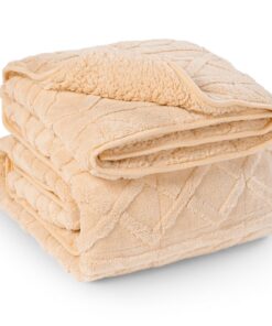 Kaisa Gewichtsdecken für Erwachsene, 9 kg, Queen-Size-Größe, doppelseitig und wendbar, Fleece-Plüsch, ideal für Druckent