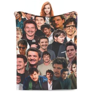 Pedro Pascal Warme Fleecedecke, weich und bequem, für Sofa, Büro und Bett (127 x 152,4 cm) Pedro Pascal Fleecedecke, p