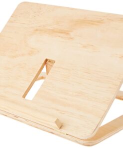 Rayher 62797000 Braun verstellbarer Holzleseständer Tischständer FSC zertifiziert 28 x 21 x 3,4 cm