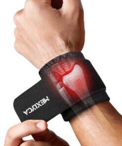 Krafttraining Handgelenk Bandagen 2 Stück Verstellbar Fitness Gym Sportschutz