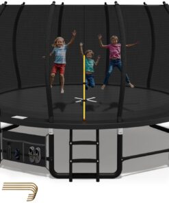 Devoko Trampolin Outdoor für Kinder und Erwachsene, TÜV Rheinland GS-Zertifikat, Stabil und Robust mit verstärkten Beint
