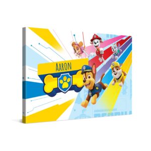 PICANOVA - PAW Patrol Team Leinwandbilder – Premium-Qualität – Kinder-Geschenk Leinwanddruck – PAW Patrol Kollektion – 6