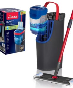 Vileda Bodenwischer Reinigungsset H2PRO - Profi Reinigung für Haushalte | Vileda Bodenwischer Reinigungsset H2PRO Flat