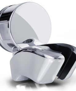 MALTENA Duschkopfhalter ohne Bohren - Ideal für Brausehalterung - Elegantes edles Design - Starkes Saugnapfesignatur
