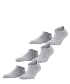 FALKE Unisex Cool Kick Sneaker 3-Pack atmungsaktives schnelltrocknendes Material leichte Polsterung Multipack 3 Paar