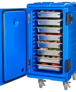 VEVOR Isolierter Speisenbehälterträger für Gastronomie, 120 L, ideal für Restaurant und Kantine | VEVOR Doppelschnallen