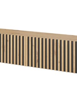 Selsey TV Schrank Fernsehschrank Artisan Eiche Schwarz Hängend 138,6 cm Trendig=("Selsey TV Schrank Board Sideboard Fern