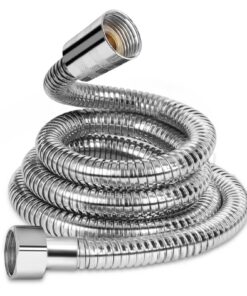 RUIXUE® Flexibler Duschschlauch 1,5m Silber-304, ver-directory chromiert, für Badegäste und Fitnessräume, hohe Flexibili