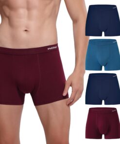 INNERSY Weiche Boxershorts für Herren zur Nacht und Sport | INNERSY Atmungsactive Sport Unterwäsche für Männer in Retro
