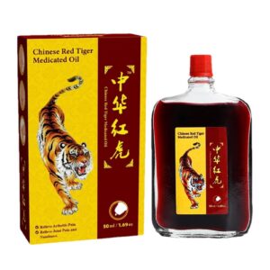 Medizinisches Öl Red Tiger Salbe 50ml - Aktivöl des Roten Tigers für Muskelentspannung - Chinesisches Massageöl zur Schm