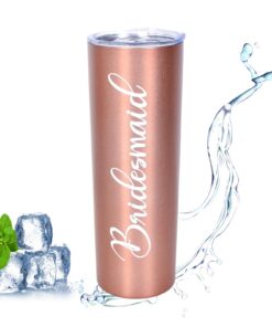Kaffeebecher to Go aus Edelstahl 20oz Doppelwandigen Vakuumisoliert für Outdoor Aktivitäten Roségold Thermobecher