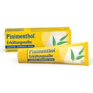 Pinimenthol Erkältungssalbe | 50 g | Stoppt Hustenreiz löst Schleim und befreit die Atemwege bei Erkältung | für Alle ab