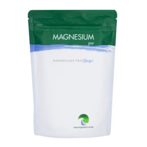 Pures Magnesiumcitrat Pulver, hoch bioverfügbar, vegan, ohne Zusätze für eine gesunde Lebensweise | Magnesium-Pur Pulve
